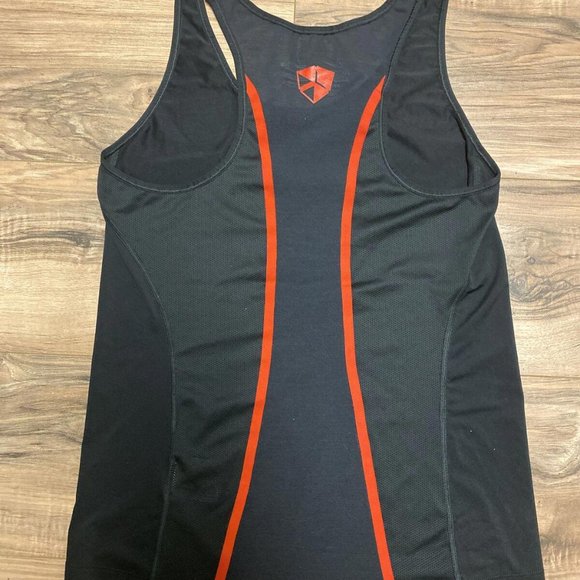 Nike Dri-Fit Pro Combat Fitted US Soccer Tank Top Women's M Black/Red Free Ship - Picture 4 of 4